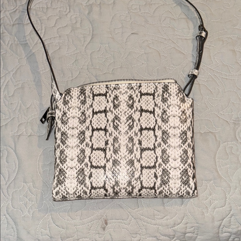 Charming Charlie Snake Print Crossbody Bag